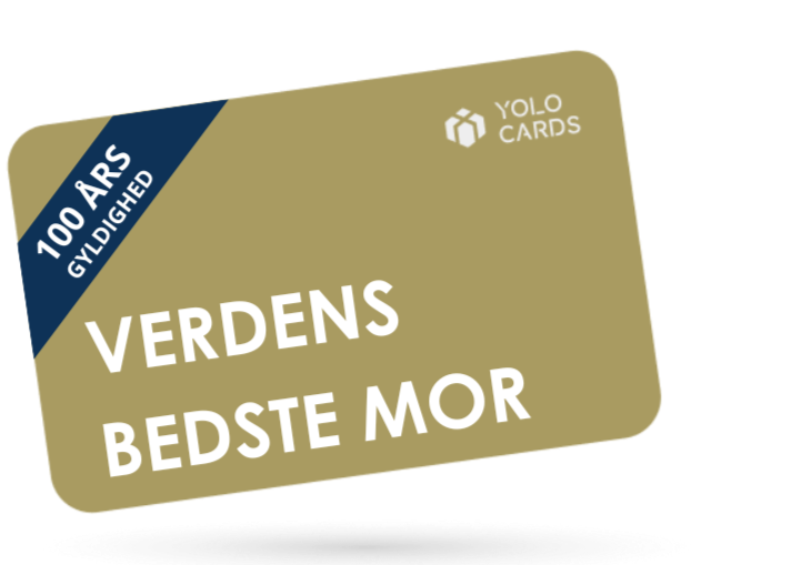 YOLO Card - Verdens Bedste Mor