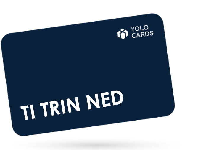 Ti Trin Ned Gavekort