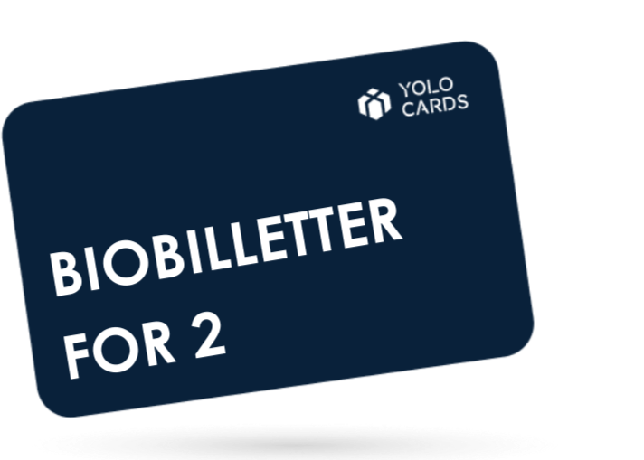 Biobilleter for 2 - digital gavekort