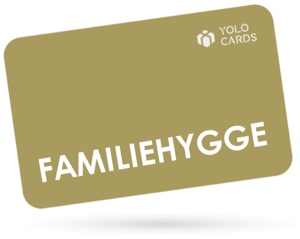 Guld YOLO Card - Familiehygge gavekort