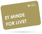 Guld YOLO Card - Gave til et minde for livet