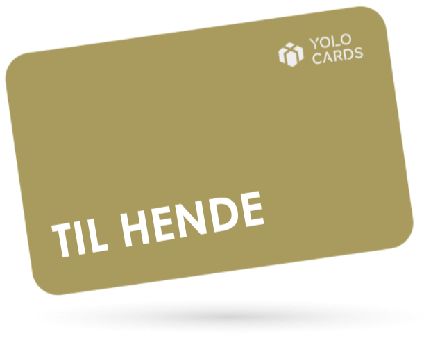 Guld YOLO digital gavekort - Gave til hende