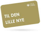Guld YOLO Card - Gavekort til den lille nye