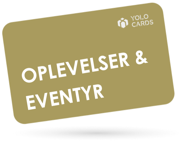 Guld YOLO Card - Gavekort til Oplevelser & Eventyr