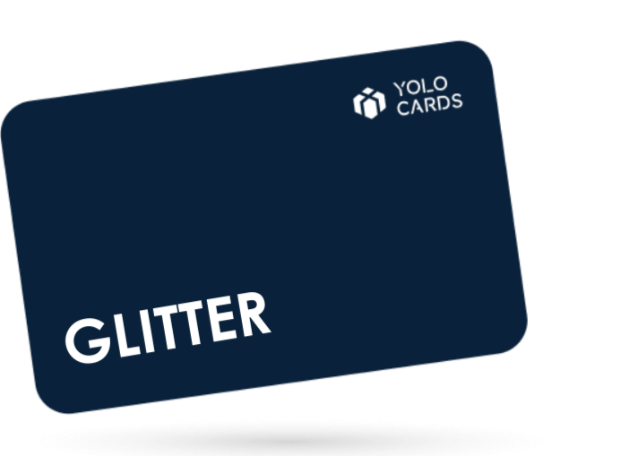Glitter gavekort