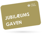 Guld YOLO gavekort - Digital Jubilaeums Gaven