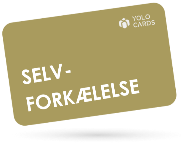 Guld YOLO Card - Selv forkaelese gavekort