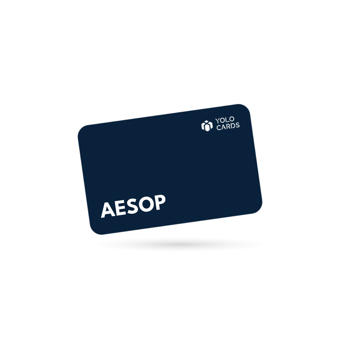 Aesop gavekort – YOLO Cards