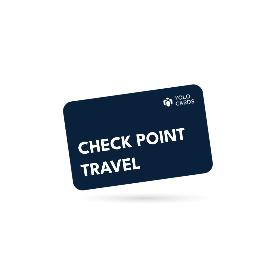 Check Point Travel gavekort – YOLO Cards