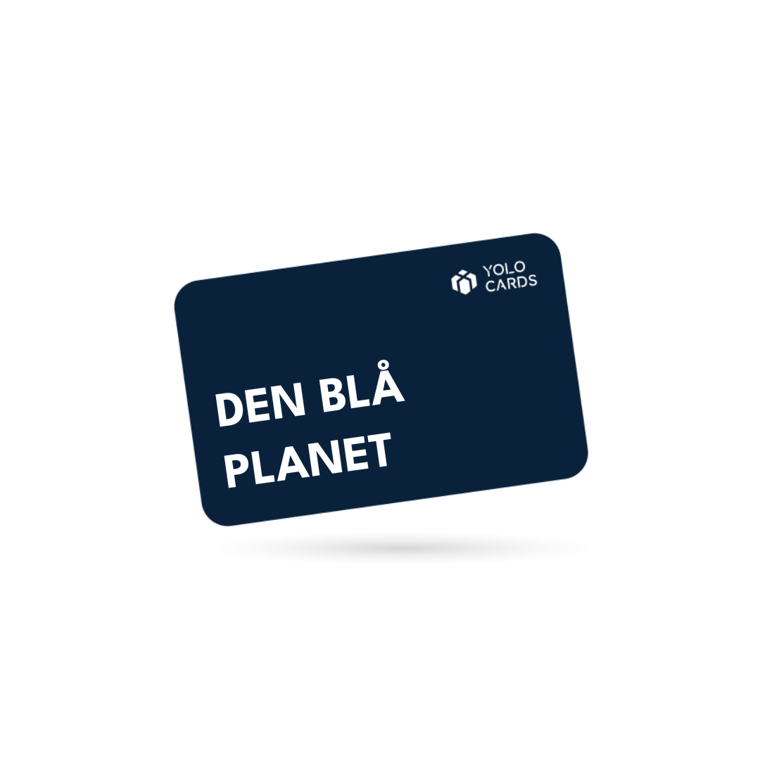 Den Blå Planet gavekort – YOLO Cards
