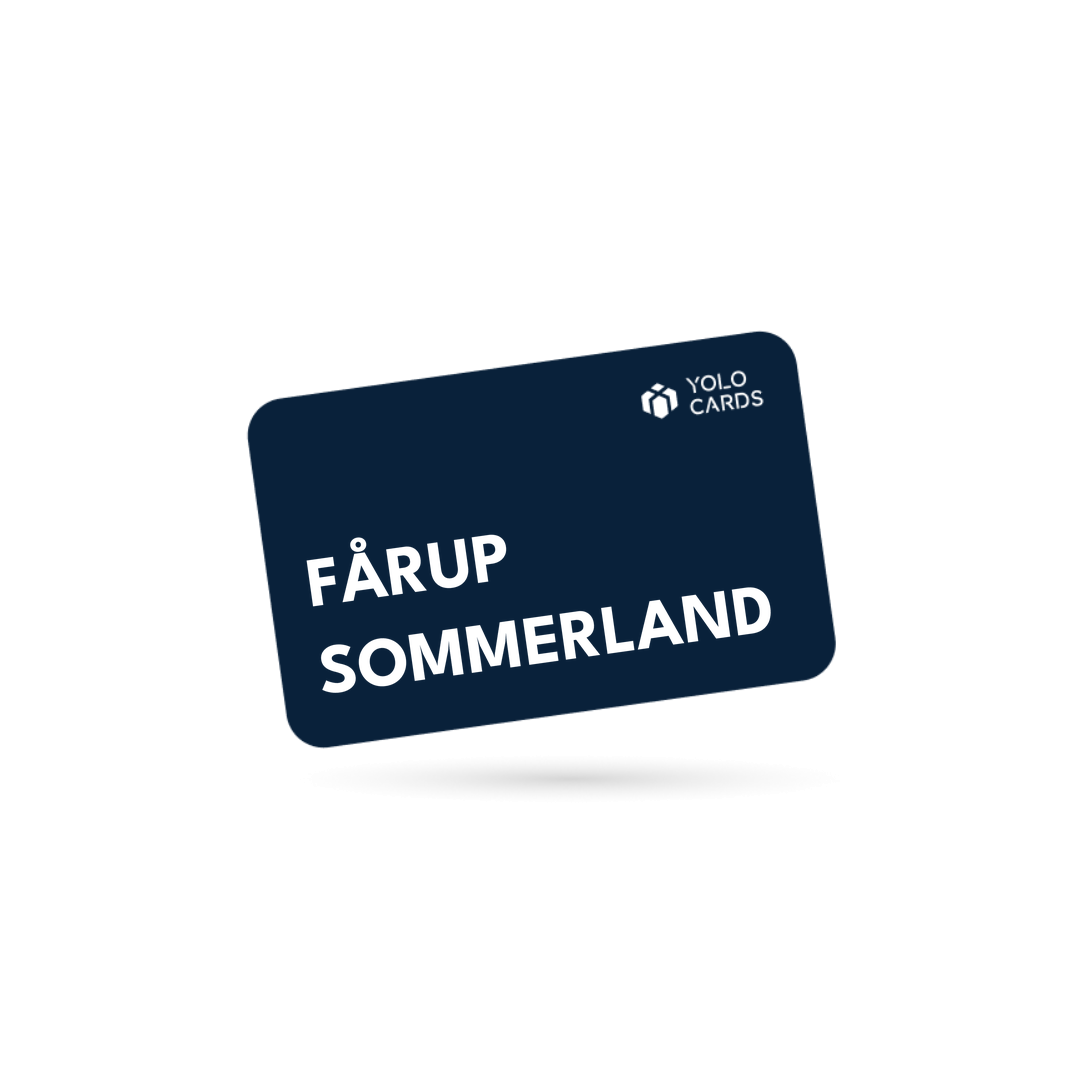 Fårup Sommerland gavekort – YOLO Cards