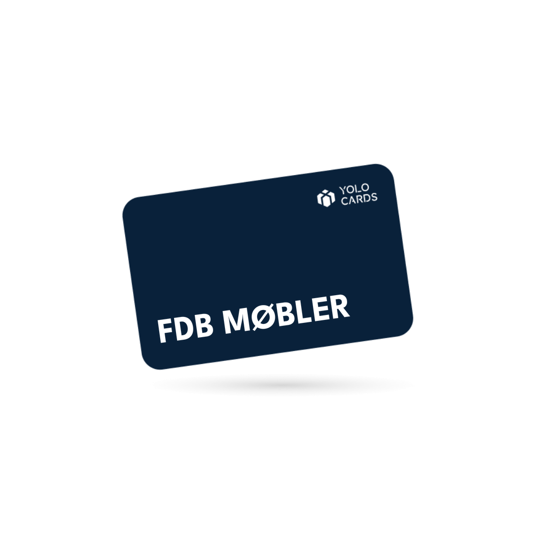 FDB Møbler gavekort – YOLO Cards