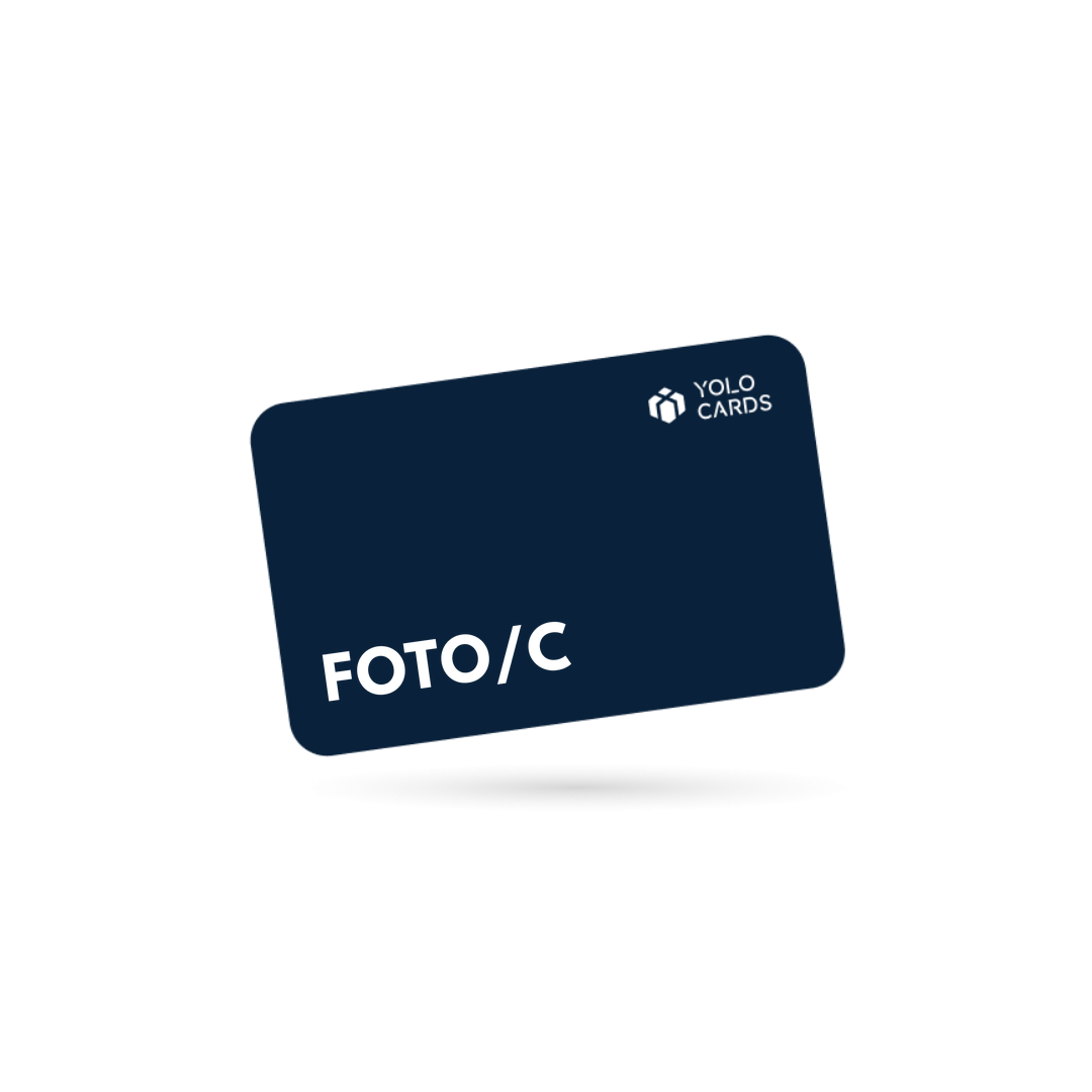 Foto/C gavekort – YOLO Cards