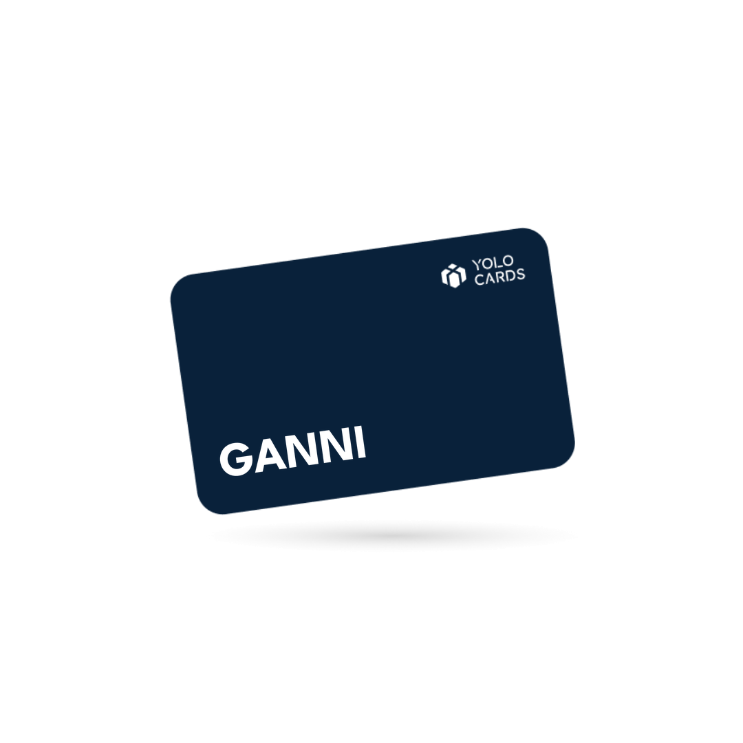 GANNI gavekort – YOLO Cards