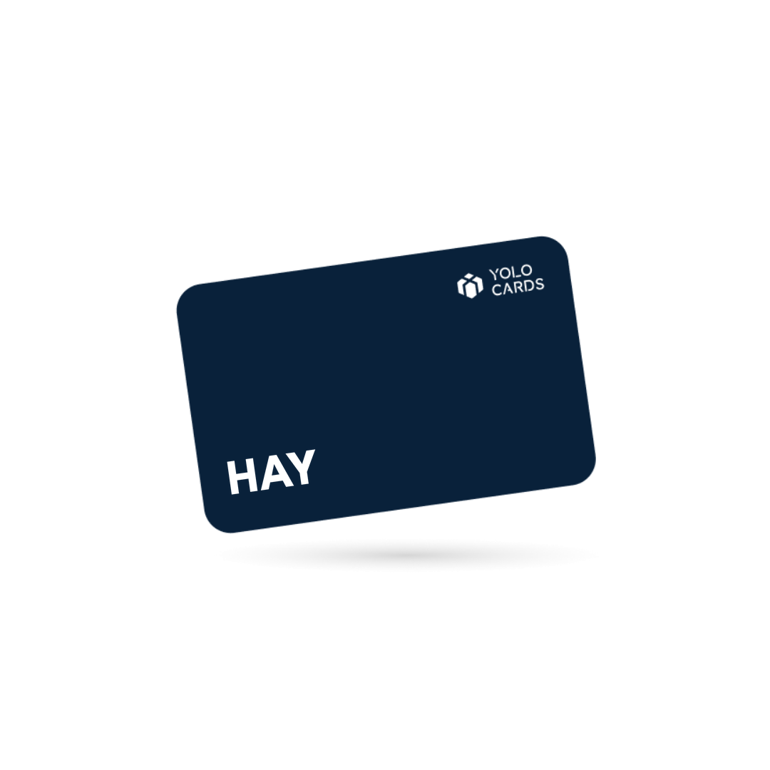 HAY gavekort – YOLO Cards