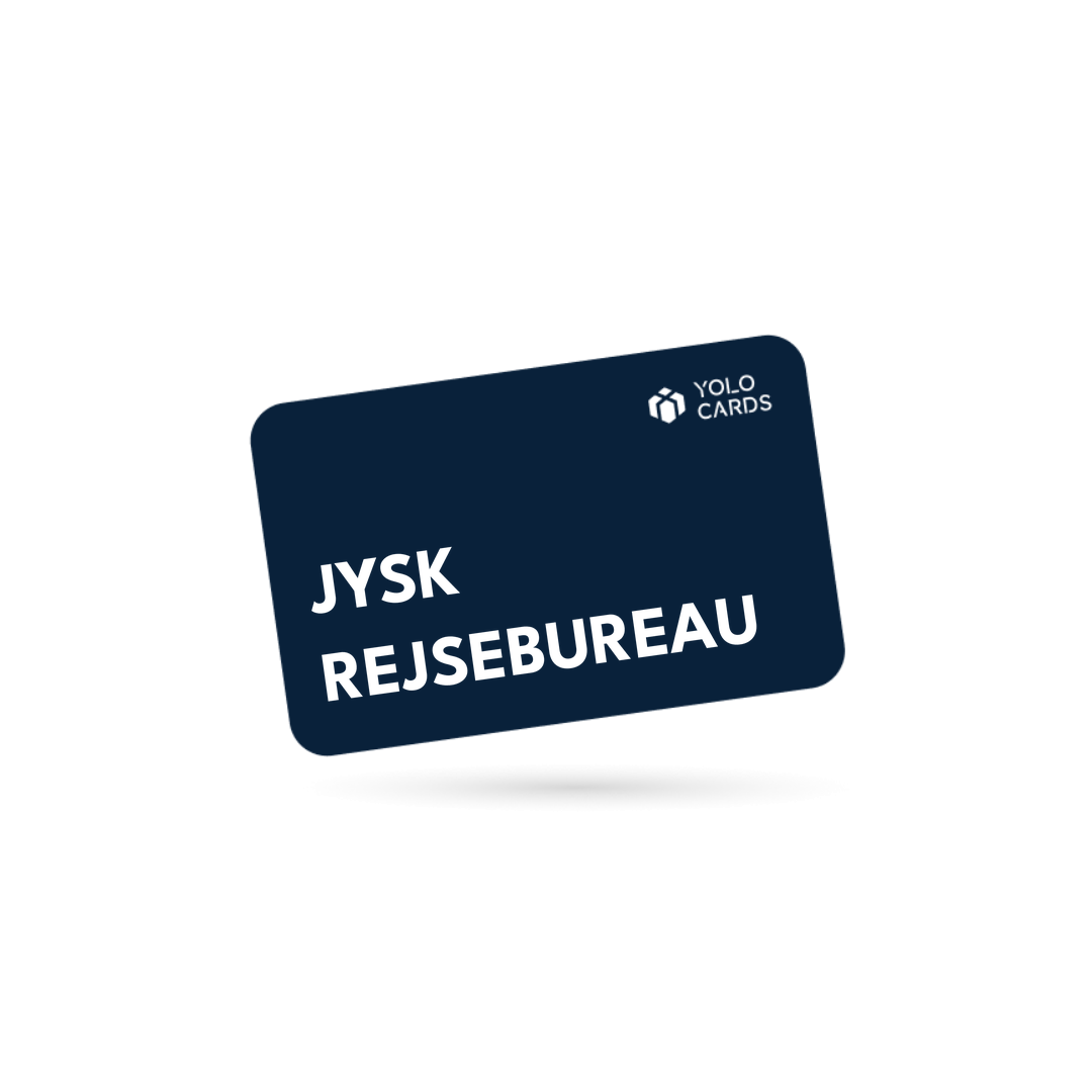 Jysk Rejsebureau gavekort – YOLO Cards