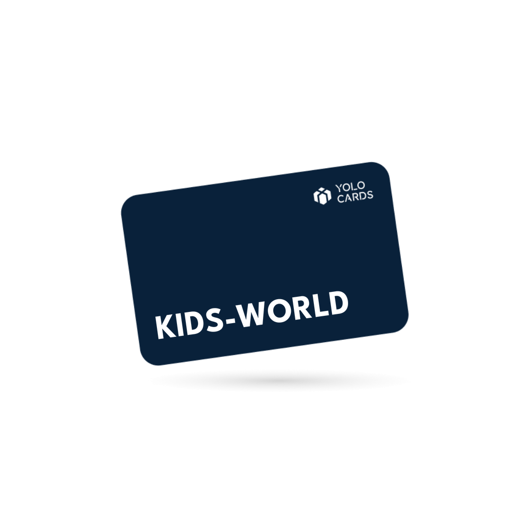 Kids-world gavekort – YOLO Cards