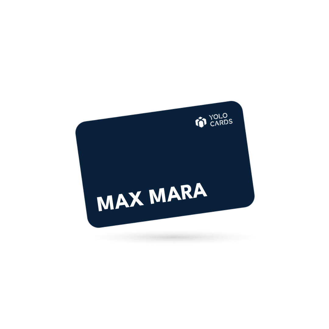 Max Mara gavekort – YOLO Cards