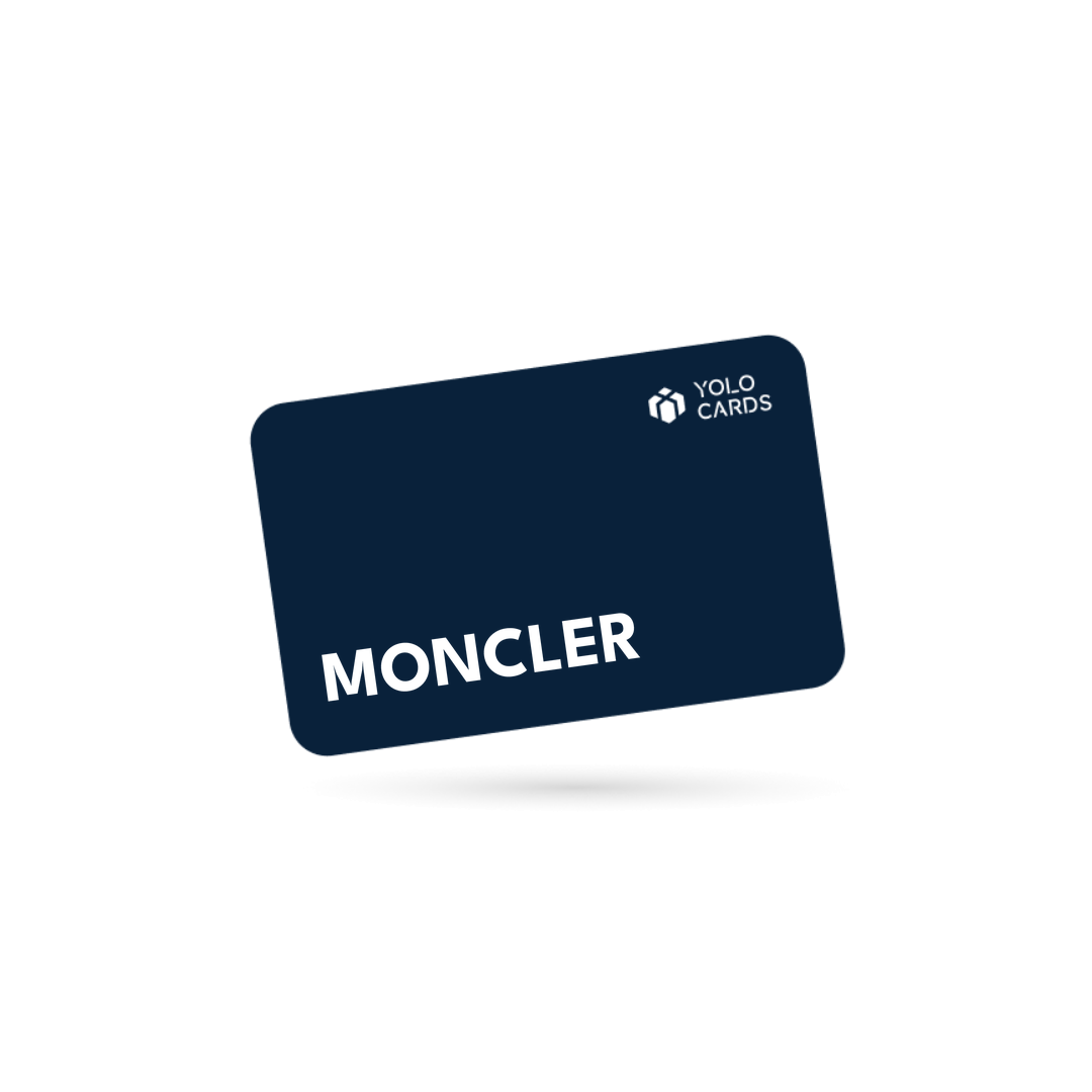 Moncler gavekort – YOLO Cards