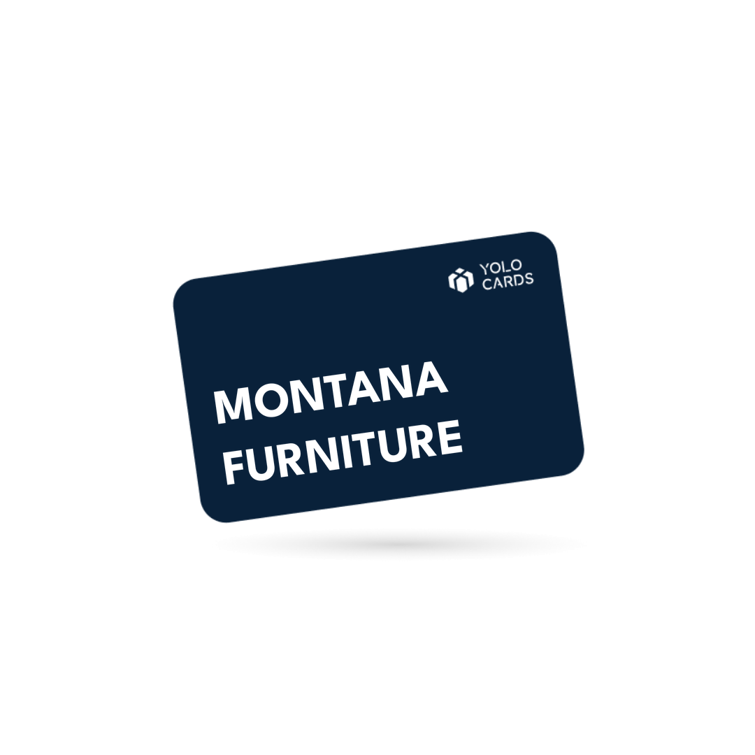 Montana Furniture gavekort – YOLO Cards
