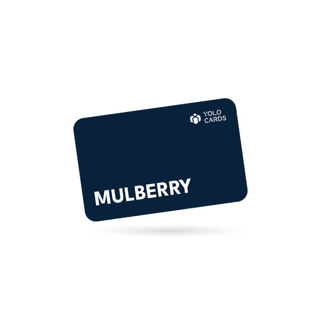 Mulberry gavekort – YOLO Cards