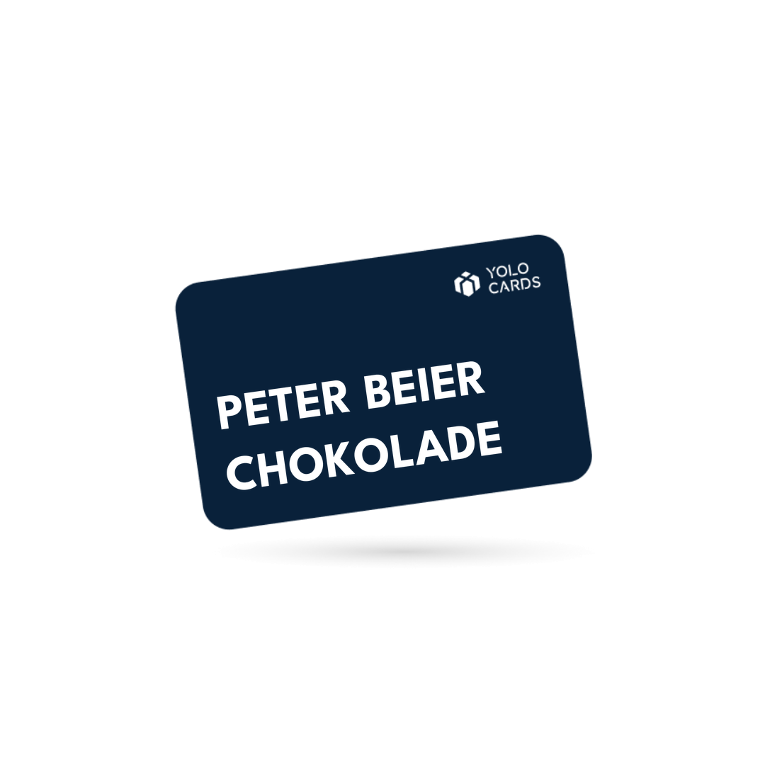 Peter Beier Chokolade gavekort – YOLO Cards