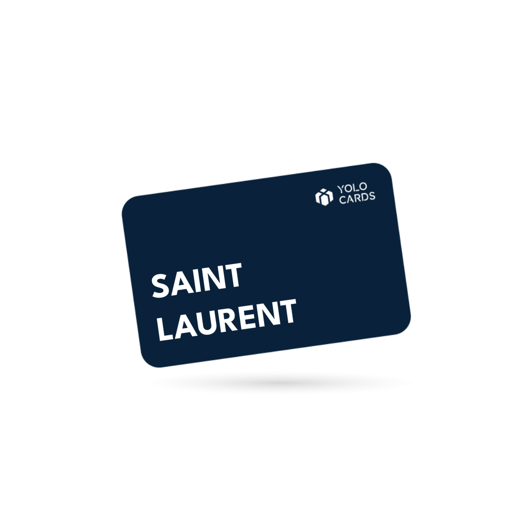 Saint Laurent gavekort – YOLO Cards