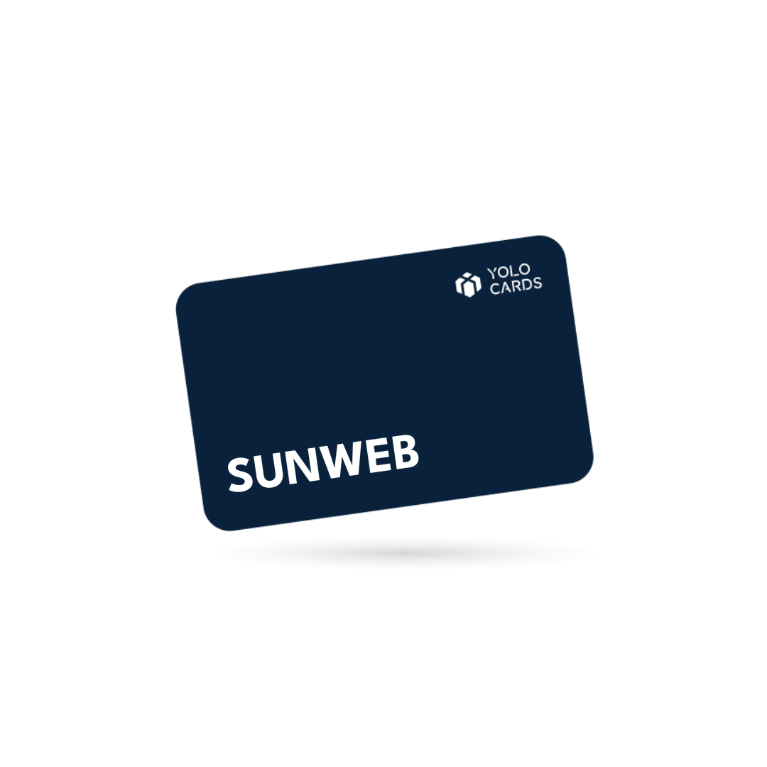 Sunweb gavekort – YOLO Cards