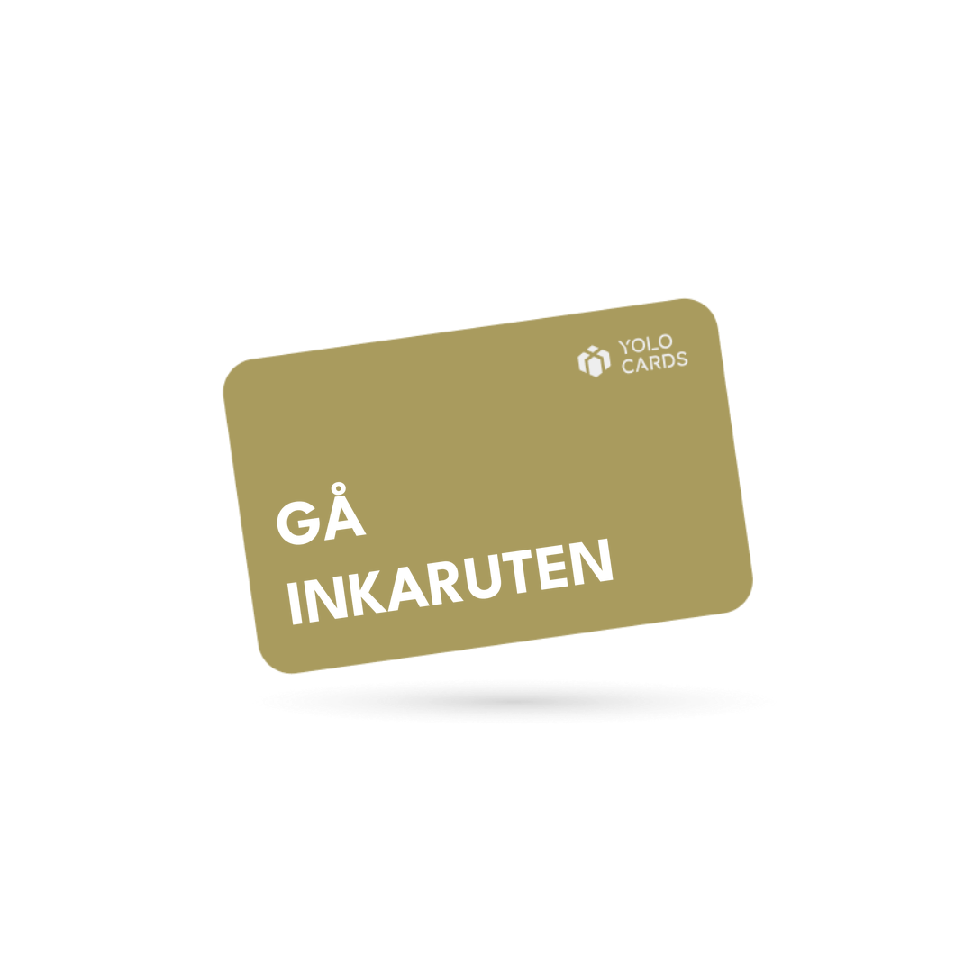 YOLO-gavekort – Gå Inkaruten