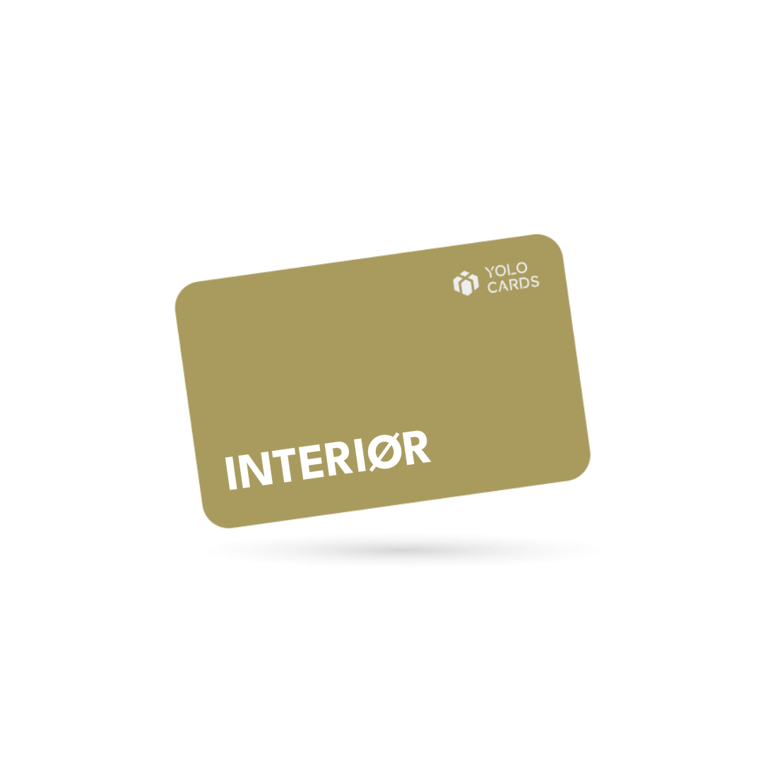 YOLO-gavekort – Interiør Gavekort