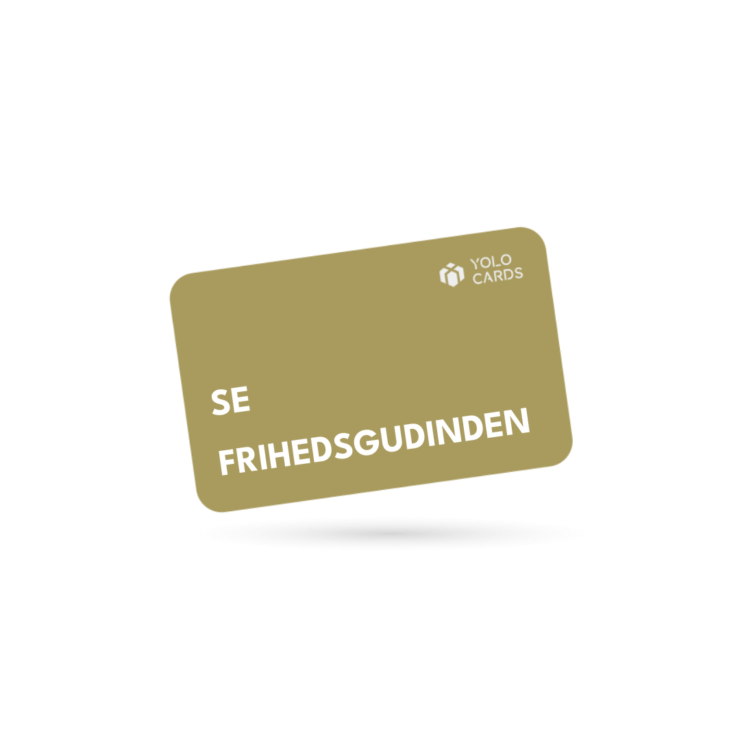 YOLO-gavekort – Se Frihedsgudinden