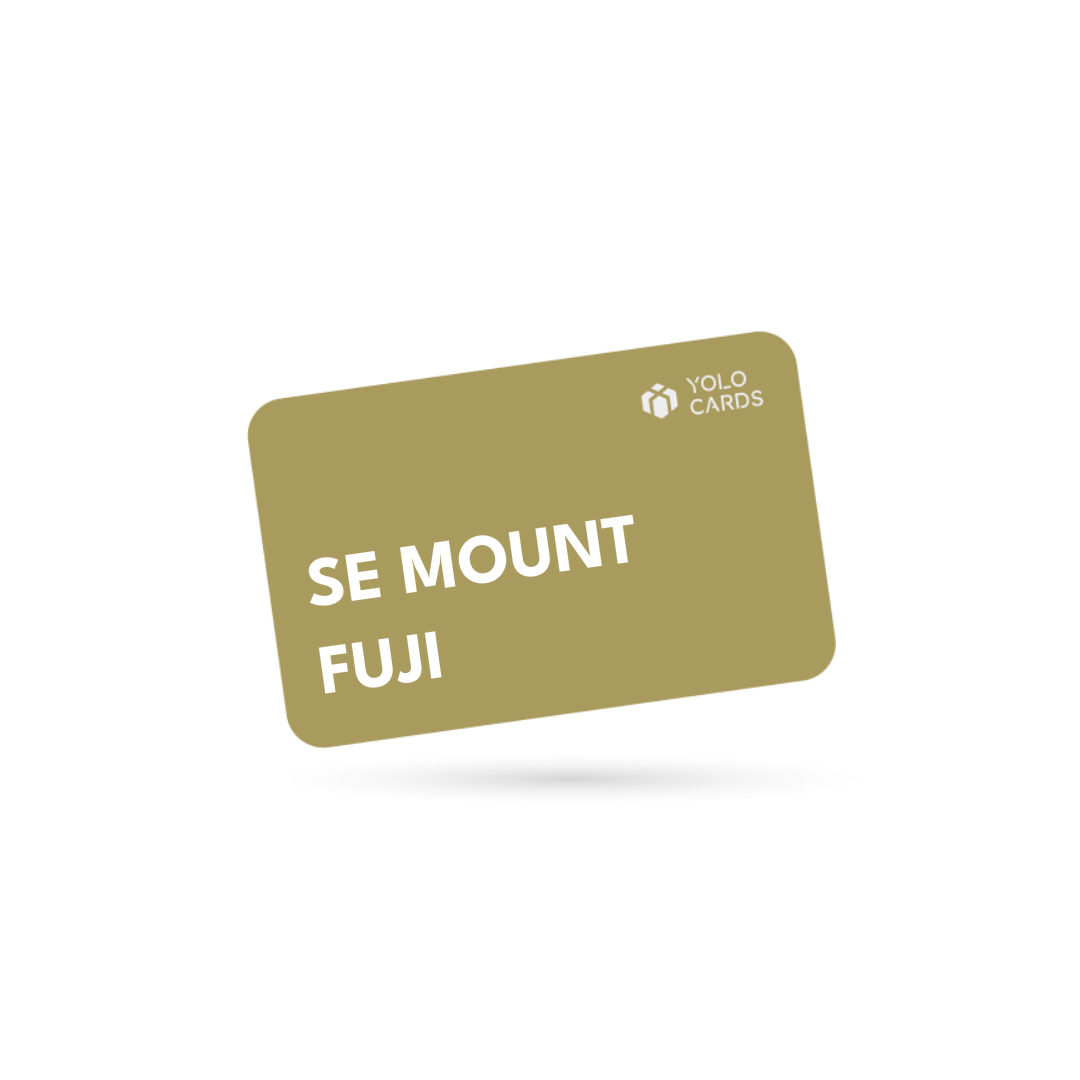 YOLO-gavekort – Se Mount Fuji