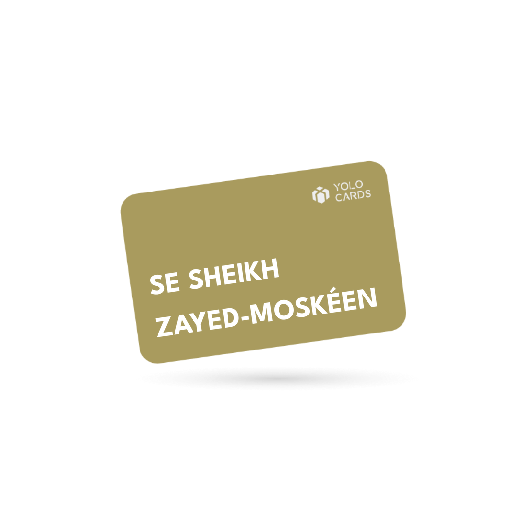 YOLO-gavekort – Se Sheikh Zayed-moskéen