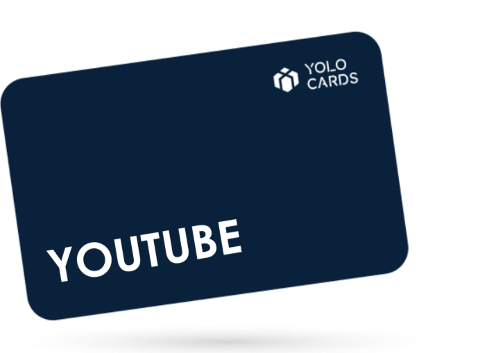 Digital YouTube gavekort